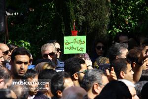 مراسم تشییع پیکر زنده یاد ناصر چشم آذر (16 اردیبهشت 1397)