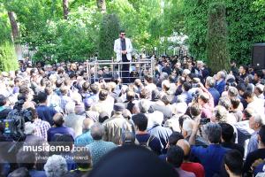 مراسم تشییع پیکر زنده یاد ناصر چشم آذر (16 اردیبهشت 1397)