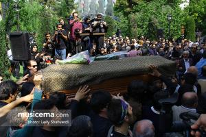 مراسم تشییع پیکر زنده یاد ناصر چشم آذر (16 اردیبهشت 1397)