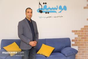گفت و گو با علی اکبر قربانی در دفتر سایت موسیقی ما